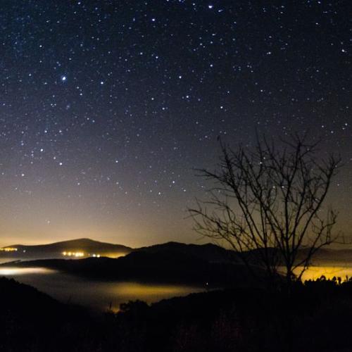 Le ciel étoilé du Parc national des Cévennes