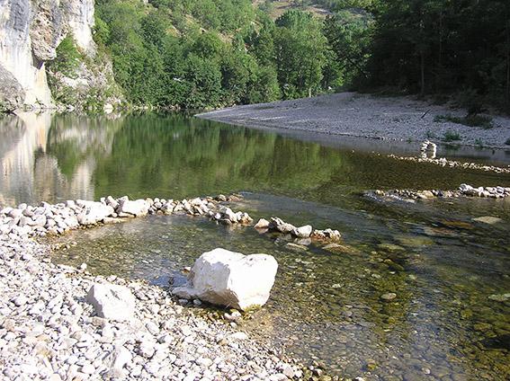 barrage de galets 
