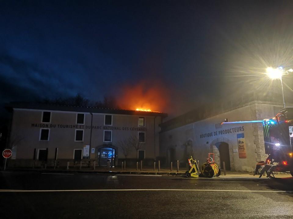 Incendie maison aigoual