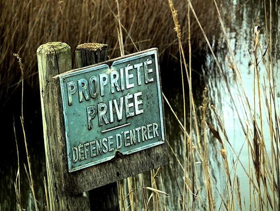 panneau propriété privée 